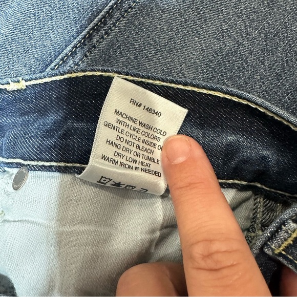 Amo Patsy Seamed Tapered Straight Leg Jeans Enchanted Wash size 25 - Picture 7 of 10